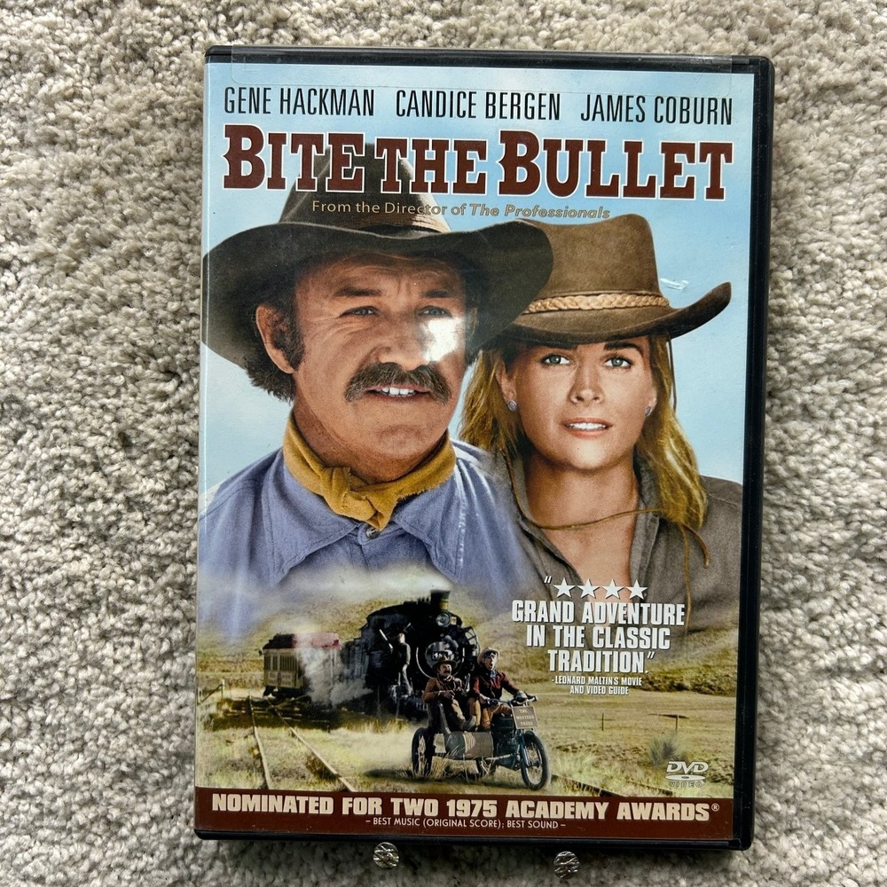 Bite the Bullet‎ DVD 1975 Western Gene Hackman James Coburn Candice Bergen